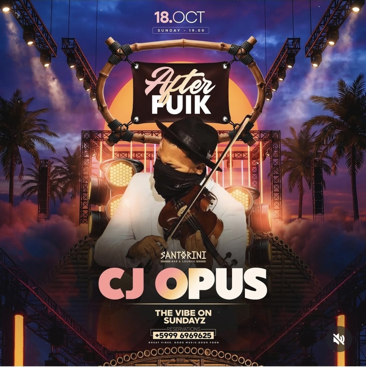 After Fuik · CJ Opus event flyer