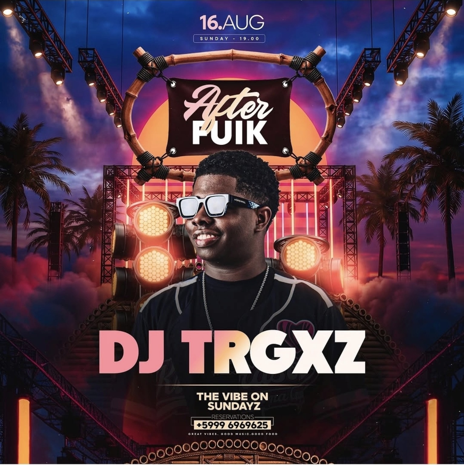 After Fuik · DJ TRGXZ event flyer